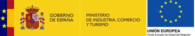 Imagen del logotipo del Gobierno de España de proyecto cofinanciado por el  Ministerio de Industria, Comercio y Turismo